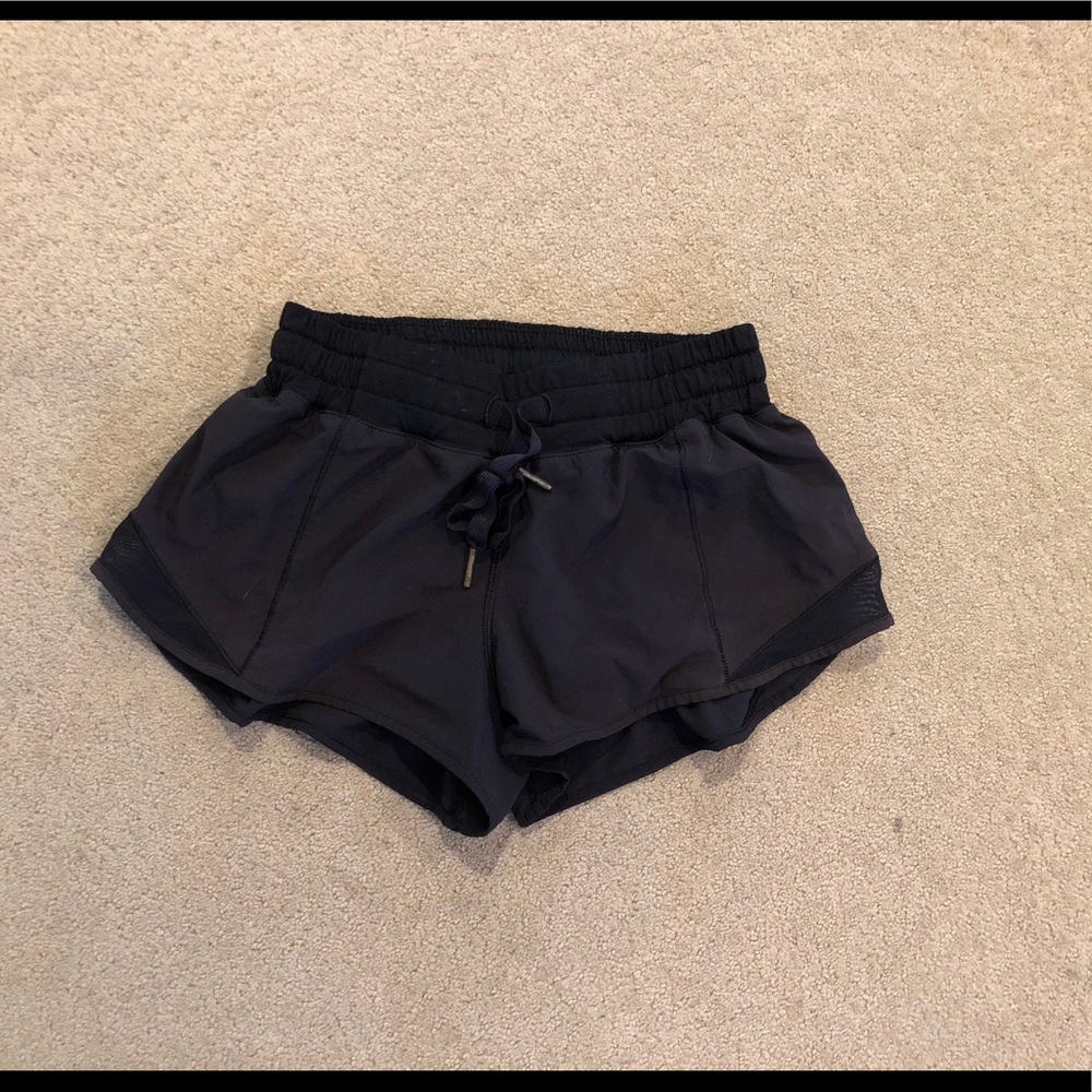 Black Hotty Hot Low-Rise Lined Short 2.5"
